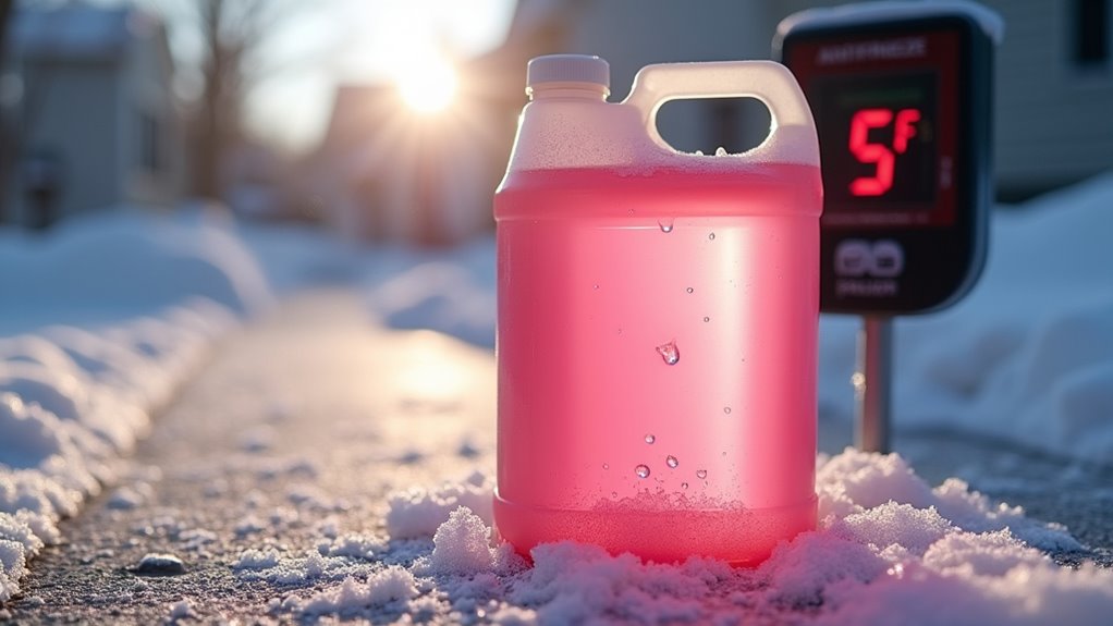rv antifreeze freezing potential