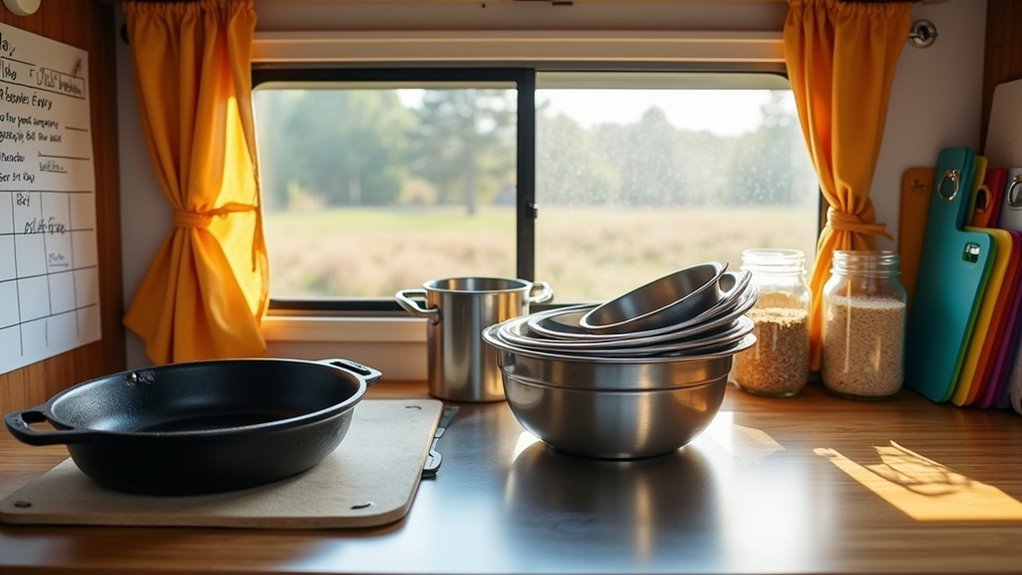 rv kitchen essentials planning