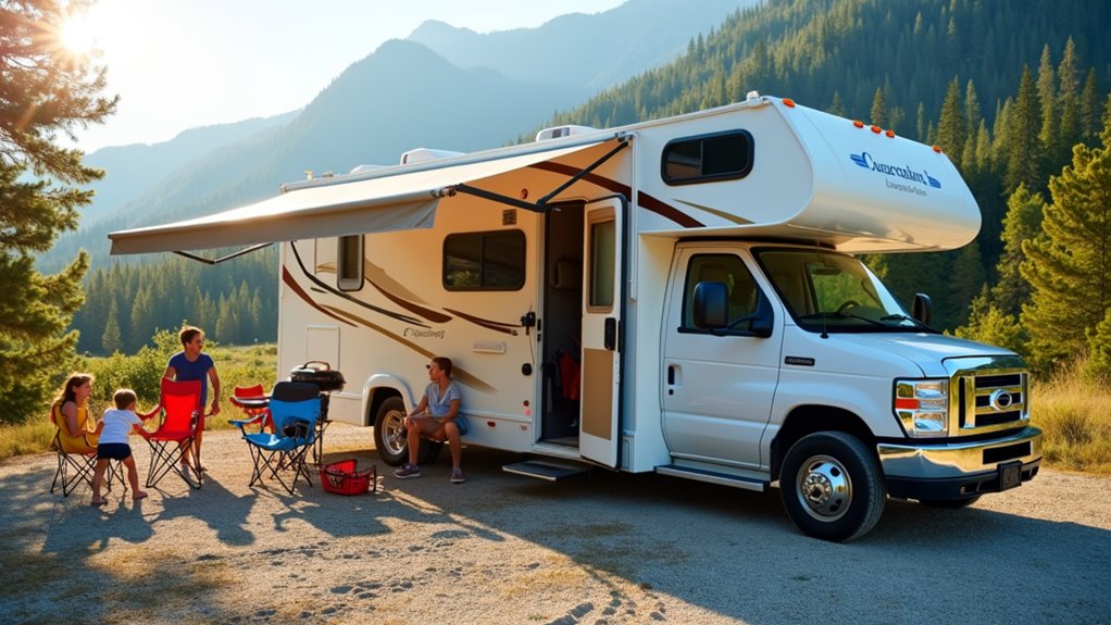 rv rental family road trip