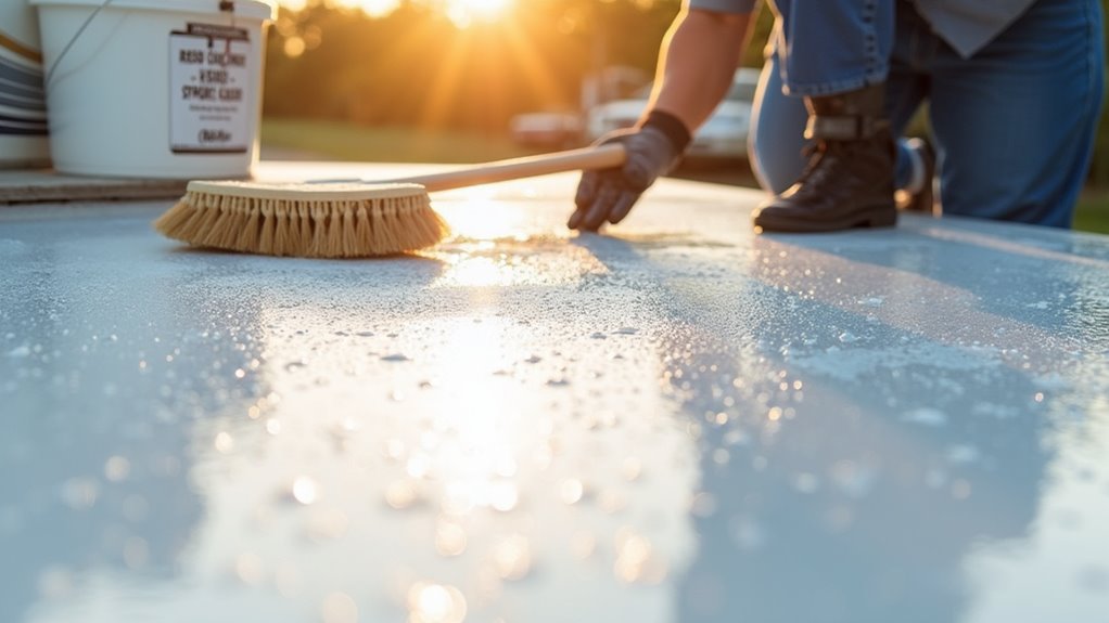 rv roof cleaning best practices