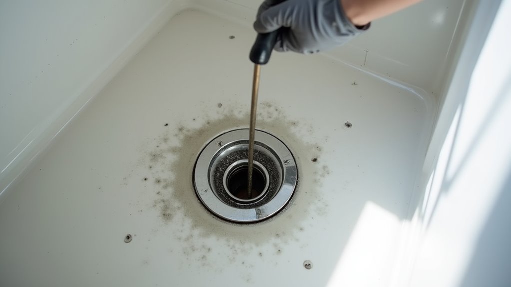 rv shower drainage issues