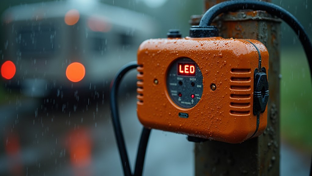 rv surge protectors moisture caution