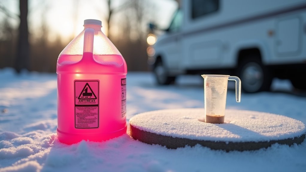 safe rv antifreeze handling