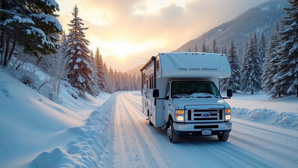 safe winter rv travel