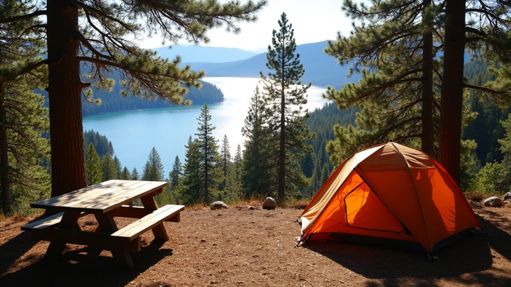 scenic hiking and lakeside activities