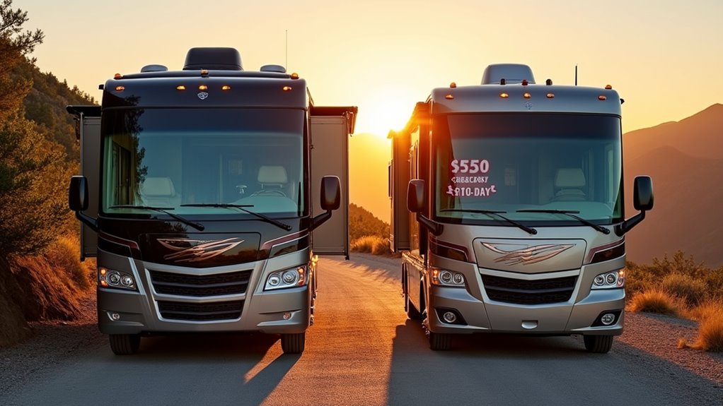 seasonal rv rental rates