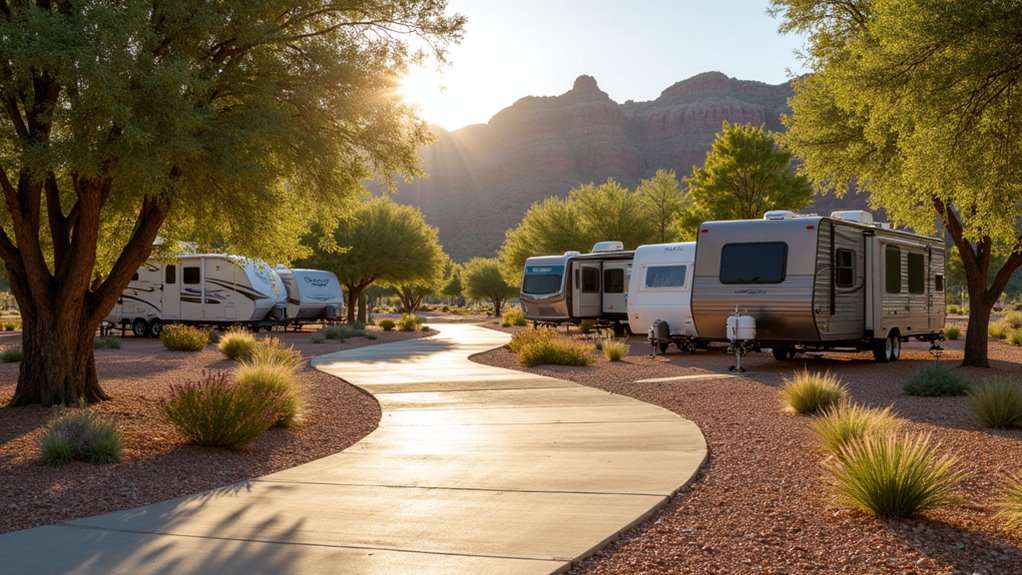 spacious rv sites available