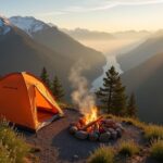 spring camping destinations map