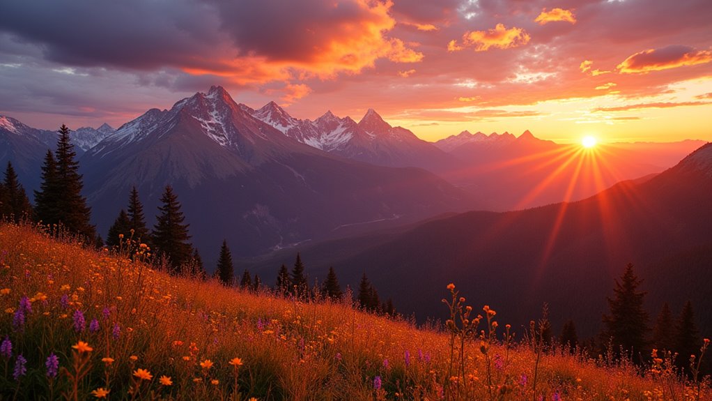sunset viewing in crested butte
