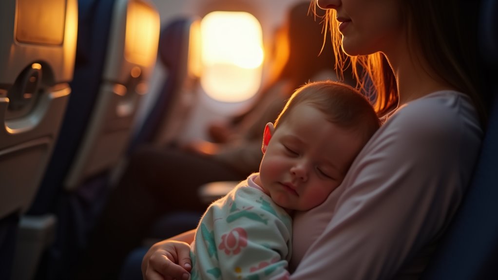 timing flights for baby