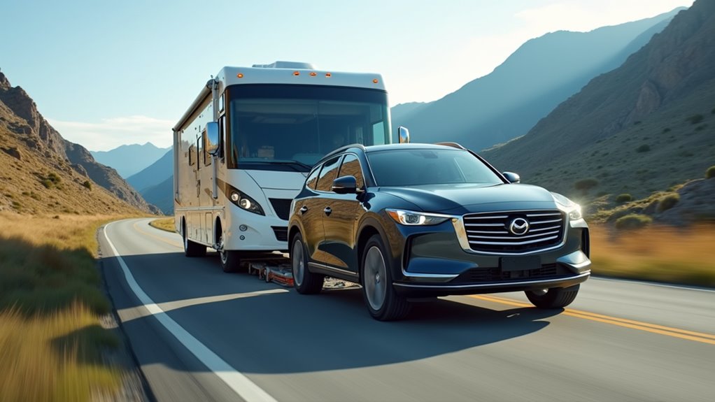 towing methods affect mileage