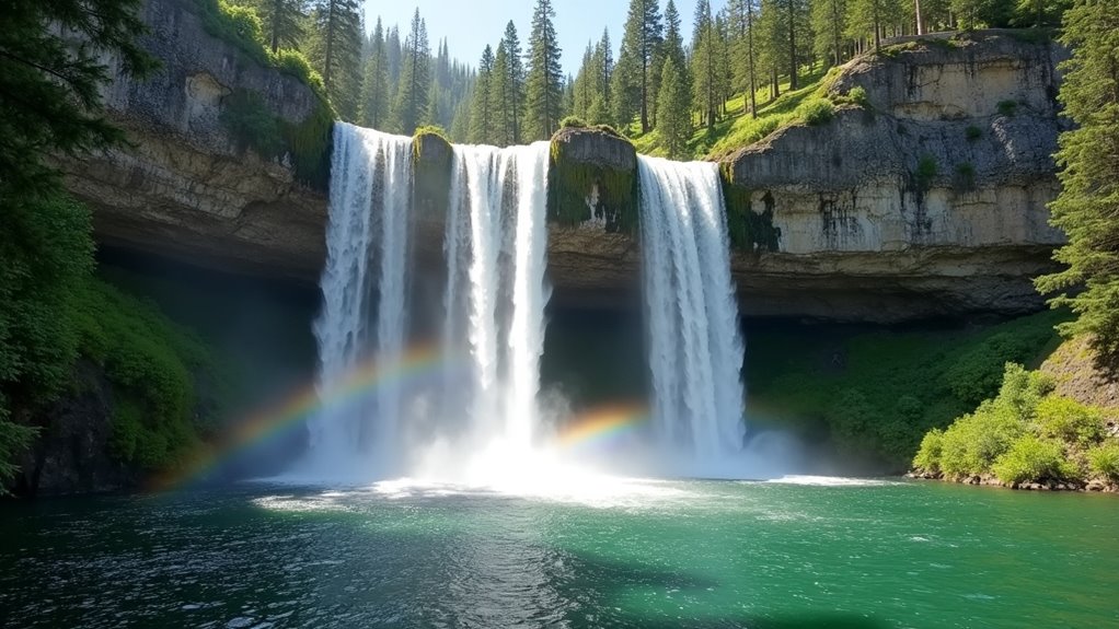 triple waterfall s unique beauty