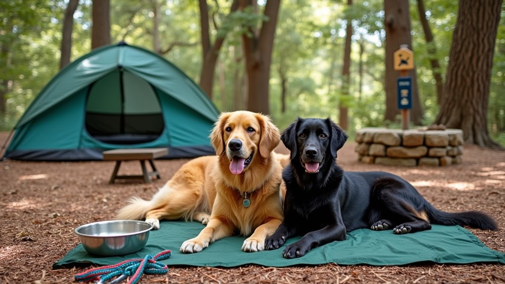 two pet camping allowed