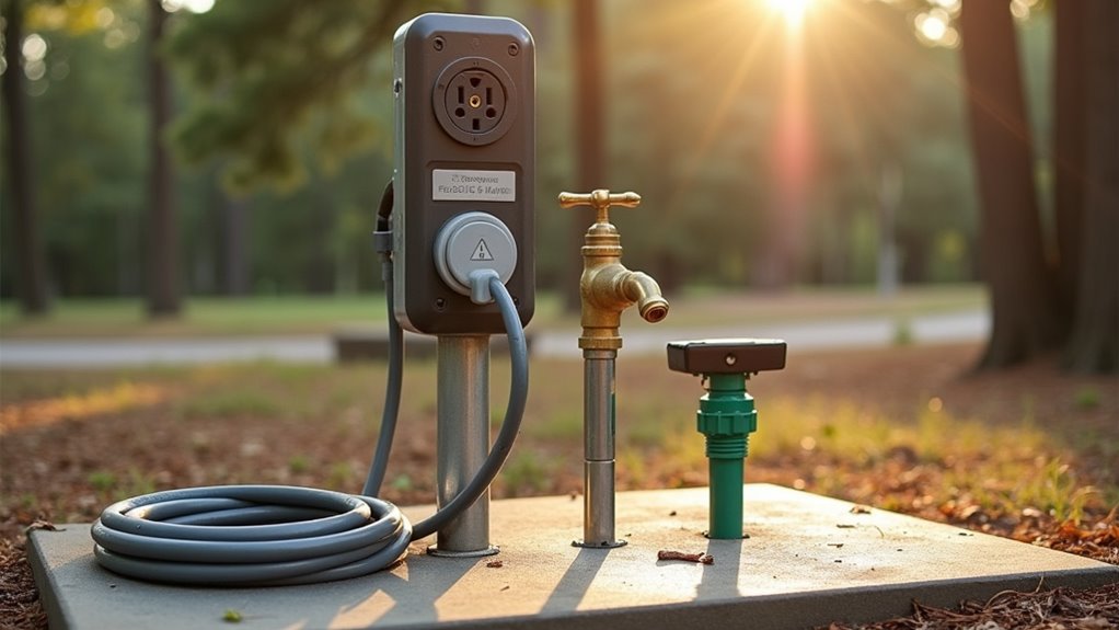 utility management for camping