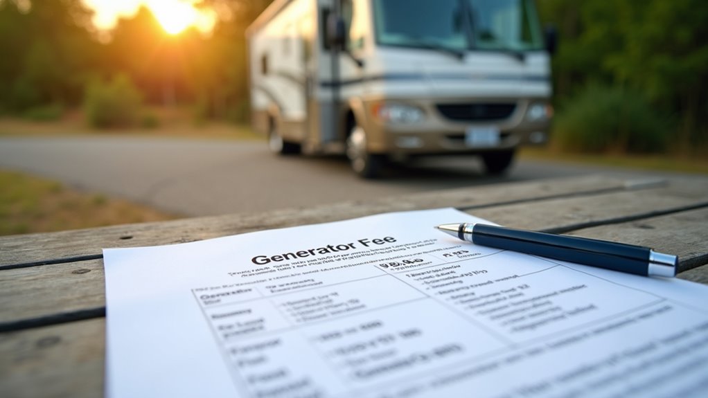 varying rv generator costs