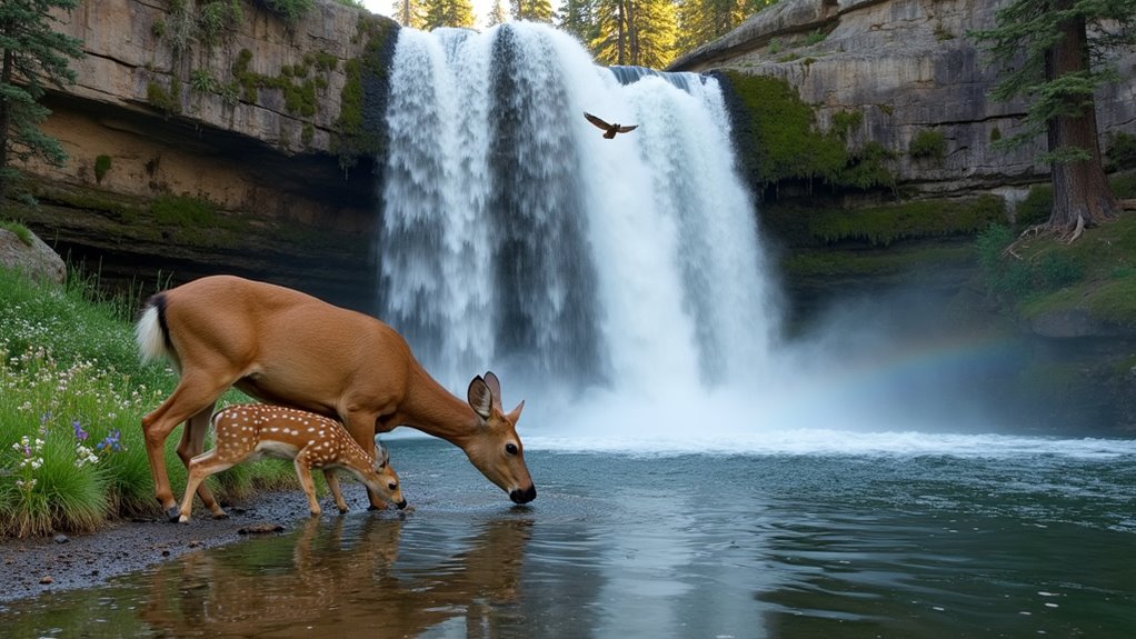 wildlife viewing at rifle falls