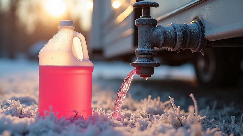 winterize rv plumbing system