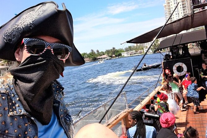 1 hour interactive pirate cruise (arrive 30 minutes early) highlights of the fort lauderdale pirate adventure cruise