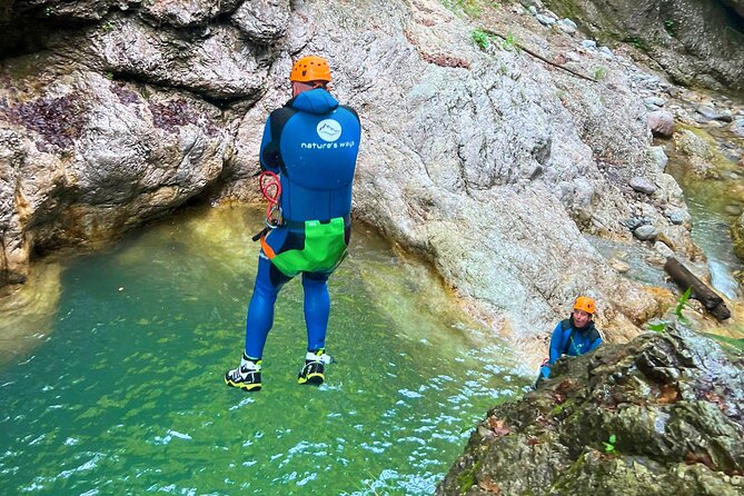 Beginner canyoning tour in the suec canyon bovec slovenia highlights of the suec canyon canyoning experience