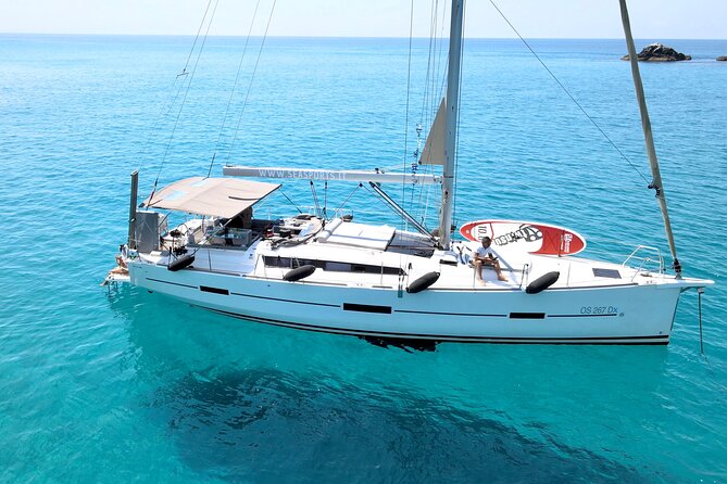 Tropea, exclusive tour 15 meter sailing boat 4h with aperitif your 4 hour itinerary: what to expect