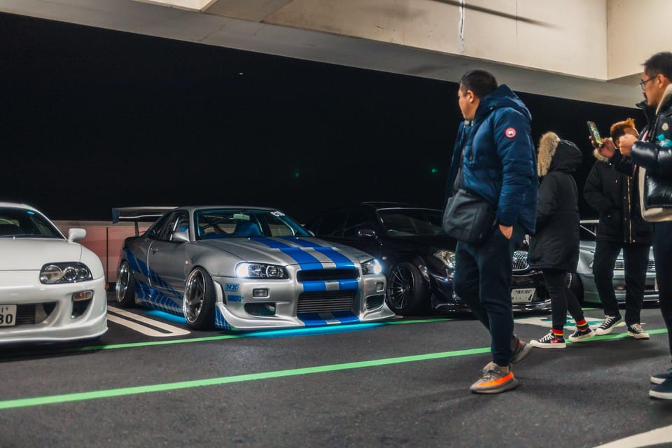 Tokyo Drift: GO Daikoku Car Meet R34 Skyline Car Club - Highlights