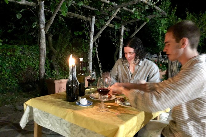Dine in our Family run Farmhouse - Traditional organic Food & Wine - Highlights of the Farmhouse Experience