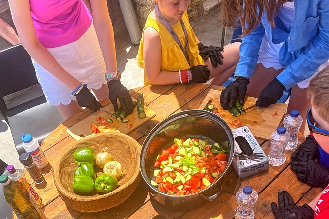 Shared group cooking class at home of mykonian family in mikonos highlights of the cooking class in mykonos