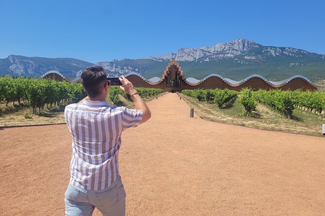 Visit of Marques de Riscal & Boutique Winery from Bilbao - Stop 1: Marques de Riscal, an Architectural Marvel and Historic Winery