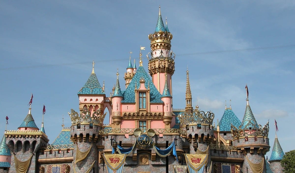 Sleeping Beauty Castle at Disneyland in Anaheim California