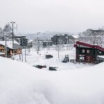 Snowy village Niseko Hokkaido