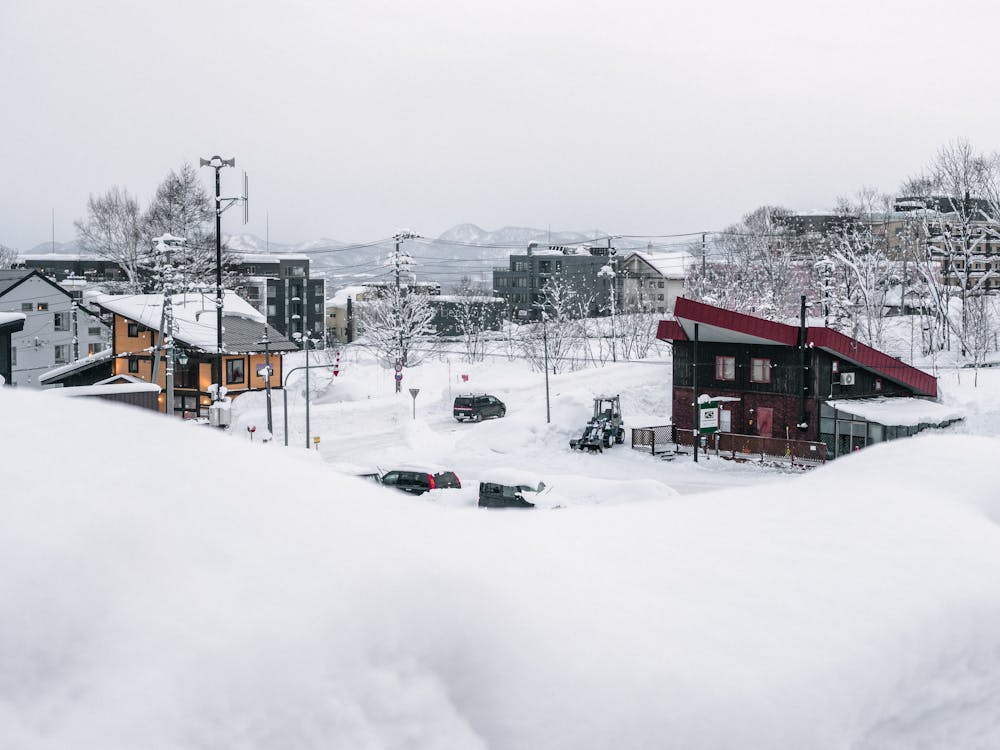 Snowy village Niseko Hokkaido