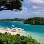 Okinawa beach turquoise water