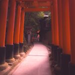 Red torii gates at Fushimi Inari Shrine Kyoto