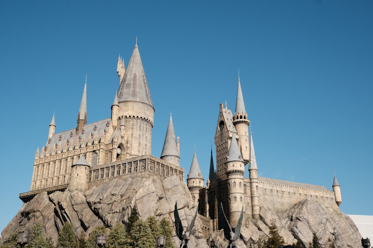 Hogwarts Castle replica at Universal Studios Japan Osaka