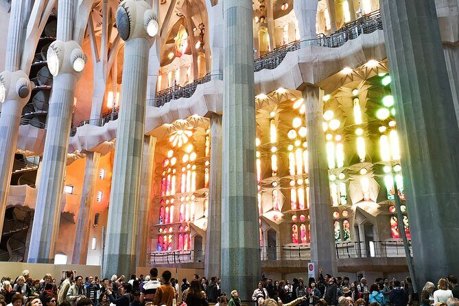 2-Day Tour: Gaudi & Sagrada Familia + Montserrat & Winery - Sagrada Familia: Skip-the-Line Entry plus Audio Guide Reality Check