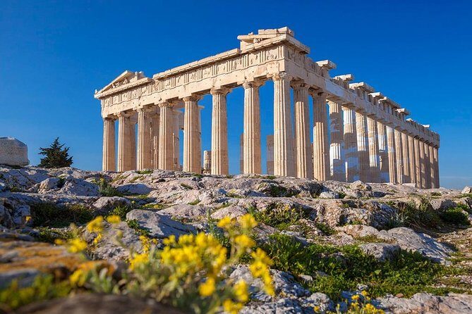 Acropolis E-Ticket with Audio Guide & Athens City Audio Tour - Stop 1 at Propylaea: Dionysus, tragedy, and healing at the Asclepieion