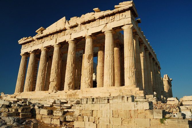 Acropolis Walking Tour, Including Syntagma Square & City Center - City center walking: Zeus Temple views without the main-hype chaos