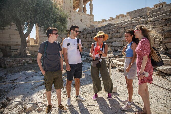 Acropolis Walking Tour, Including Syntagma Square & City Center - Inside the Acropolis: Propylaea, the Nike Temple, and Parthenon time