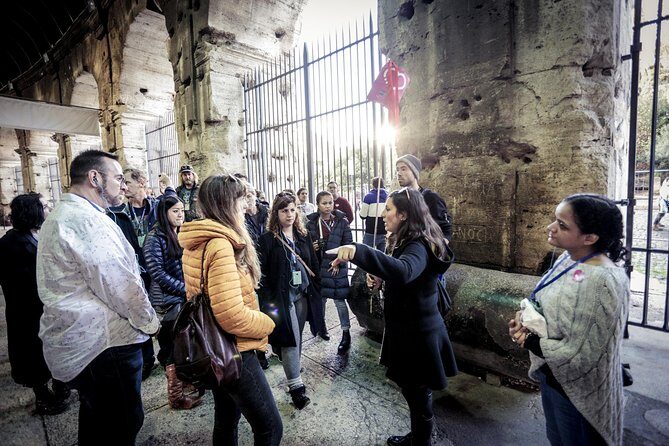 Ancient Rome Guided Tour: Colosseum, Forum and Palatine & Pick Up - Entering the Colosseum: reserved access and real-world crowd flow