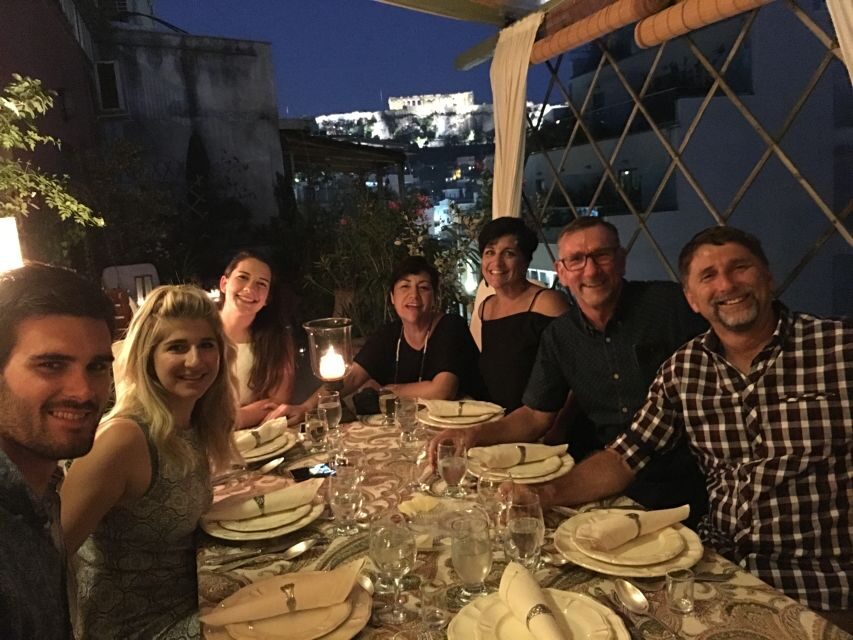 Athens: 7-Course Dinner and Wine Pairing with Acropolis View - Athens rooftop dining with an Acropolis view that actually feels close