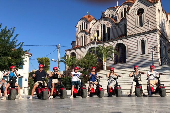 Athens Acropolis Official E-Scooter Guided Tour Fat E-Bike - Herod Atticus Odeon and Mars Hill (Areopagus): instant context with big views