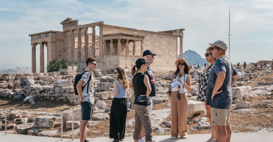 Athens: Acropolis, Parthenon & Acropolis Museum Guided Tour - Starting on Acropolis Hill: Dionysus Theater and the Human Stage