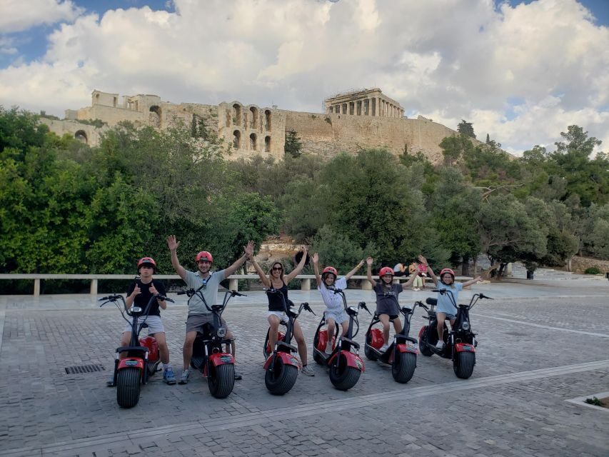 Athens: Award-Winning Acropolis Guided e-Scooter Tour - Odeon of Herodes Atticus and Areopagus: Where the Tour Starts Telling a Story