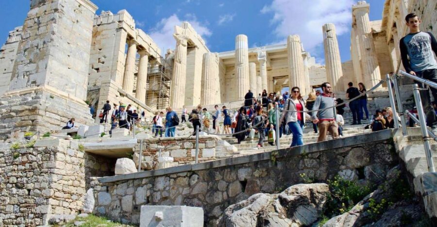 Athens: Guided Tour of Acropolis & Parthenon with Tickets - Skip-the-line starts at the Acropolis Metro, not the ticket chaos