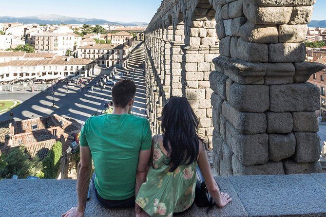 Avila with Walls and Segovia with Alcazar from Madrid - Roman Aqueduct of Segovia: the monument lesson you can touch
