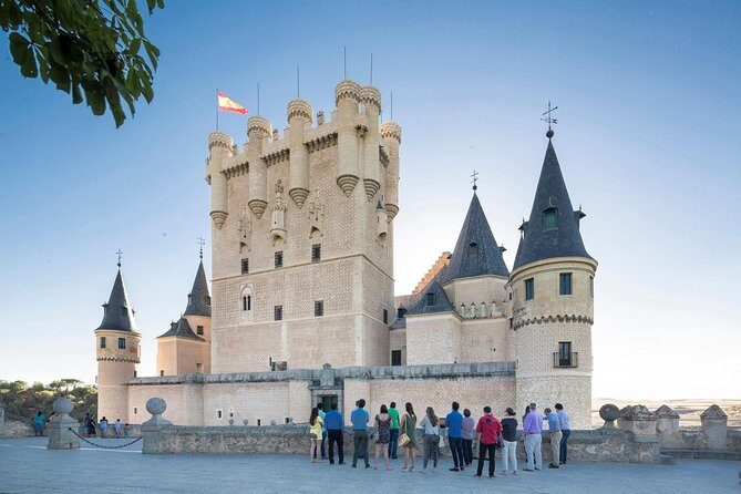 Avila with Walls and Segovia with Alcazar from Madrid - Alcázar of Segovia: fortress, palace, and the Disney link
