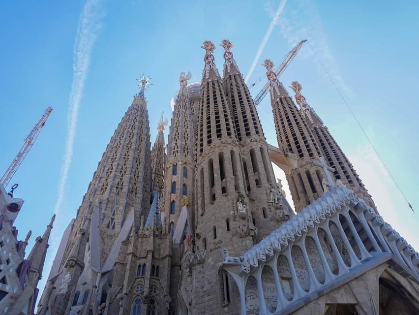 Barcelona: Sagrada Familia and Park Güell Tour - Sagrada Familia: vaults, stained glass light, and guided symbolism