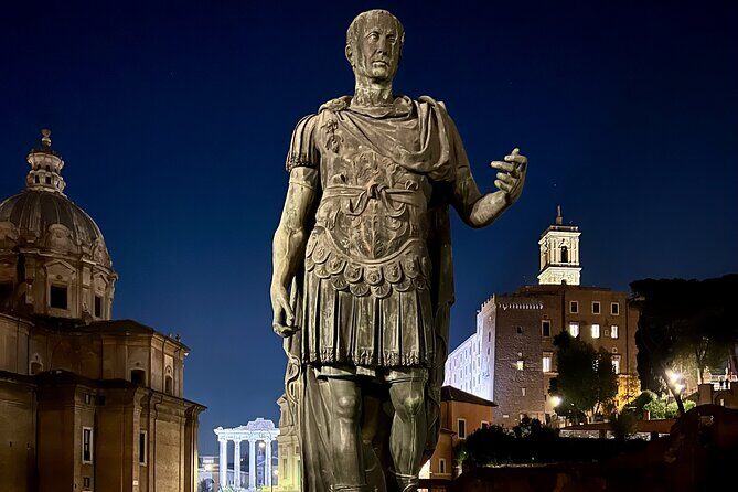 Colosseum and Roman Forum Sightseeing Area Night Walking Tour - Stop-by-stop: Largo Argentina to the Capitoline viewpoints
