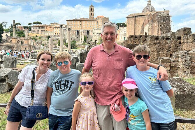 Colosseum and Roman Forum Tour for Kids and Families - Basilica of Maxentius: the outdoor ruins moment that works for families
