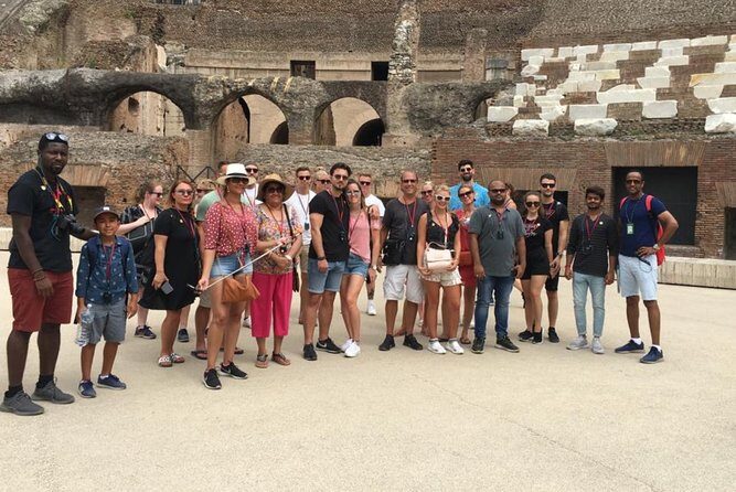 Colosseum Arena Floor Guided Tour- Up To 6 People - The Roman Forum and Palatine Hill Stops: Tickets Included, Guidance Not